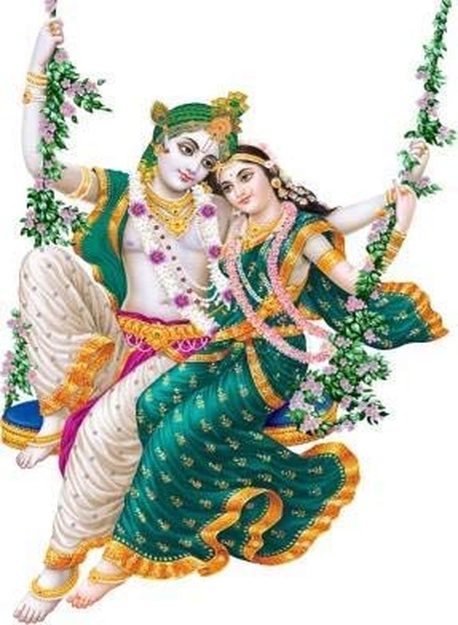 Rangoli Vinyl God Big Wall Sticker CD 381 (Multicolour, 50cm or 70cm) - Image 1